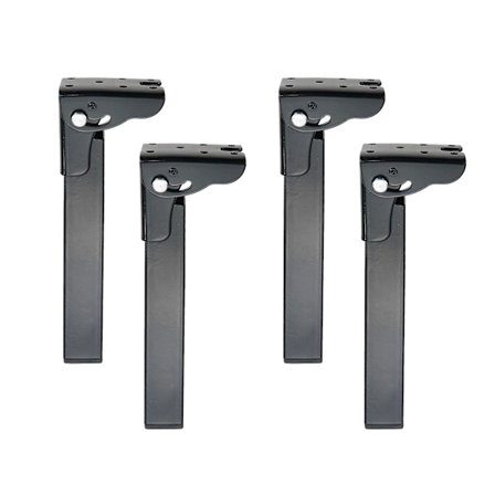 4 stk. sammenklappelige bordben i metal til møbler, højde 300 mm / 12 tommer, sofabord, bærbare ben til boligindretning