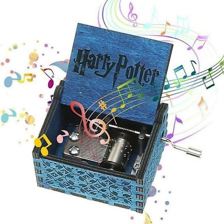 Harry Potter Musikkboks Magisk Skole Håndsveiv Musikalsk Lekeboks