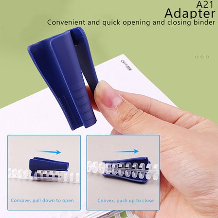 30 hål plastspiralringar för brevpapper för A4-papper