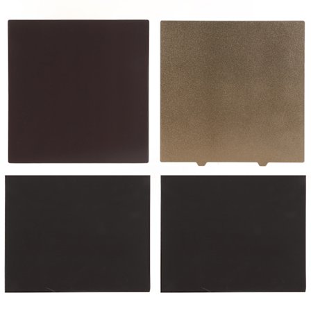 PEI Metal Sheet Bed 377x370mm Dobbeltsidet Kulfiber Magnetisk Base 3D Printer Stålplade til Ender 5 Plus