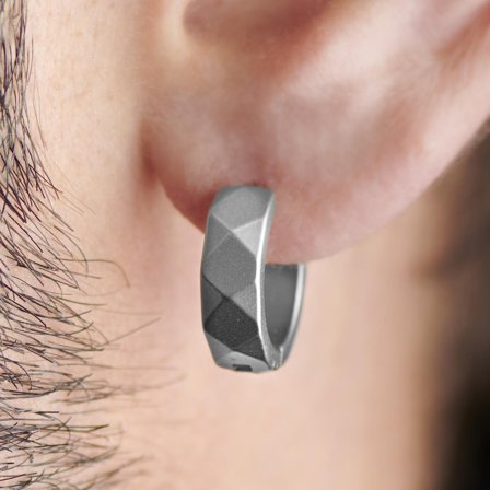 Teräksinen Jax-korvarengas for Men