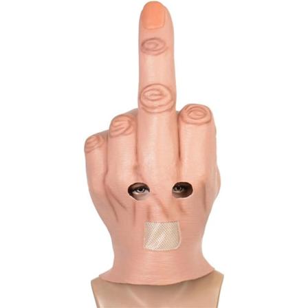 Langfinger - Naturlig vertikal maske for Halloween, cosplay, par