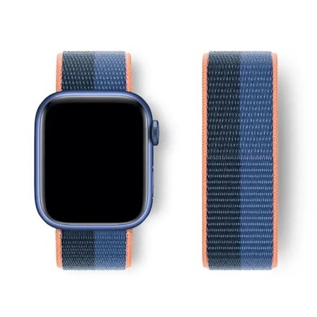 Nylon Loop Armband för Apple Watch band 44mm 40mm 45mm 41mm 46 42mm 49mm 44 45 mm armband iWatch serie 10 9 SE 7 6 5 4 Ultra 2
