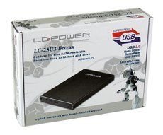 LC POWER LC-25U3-Becrux - drevkabinett - SATA 6Gb/s - USB 3.0