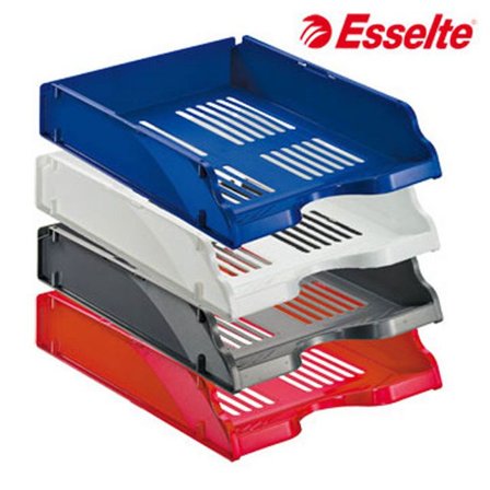 Esselte Brevkorg, Transit, polystyren, vit, 260 x 76 x 336 - Lyreco - Kontorsmaterial - Till skrivbordet - Brevkorgar