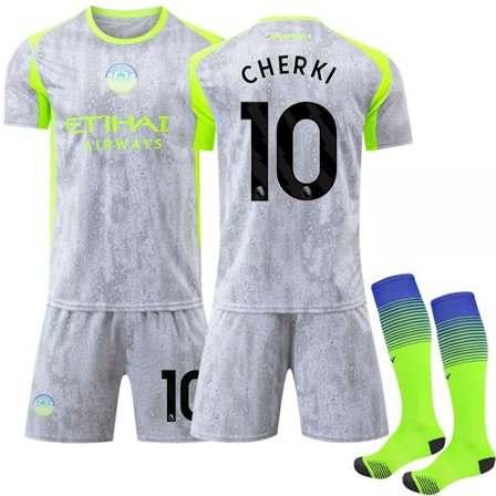 2526 Manchester City Vierasasu (aikuisten koko, nro 10 Cherki)