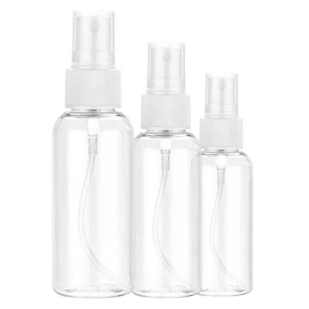 Kolmen täyttöpullon täyttösuihke - TravelKit 60/80/100ml - hajuvesi täyttö