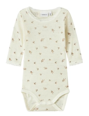 Nbfwang Wool Needle Ls Body Noos Cream Name It