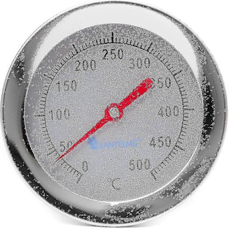 Termometer for Vedfyrt Ovn / Pizzaovn / Steinovns / 400 C / 30 Cmanalog, Bimetalisk.