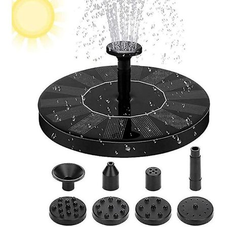 Solcelled Fontene Pumpe Sirkel Hage Flytende Fontene