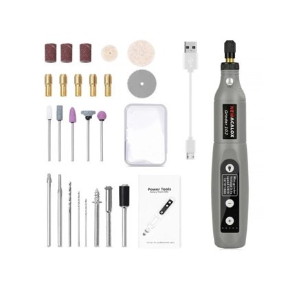 USB laddning Variabel Hastighet Mini Slipmaskin Roterande Verktyg Kit Kvarn Set med 173 bitar Gravering Tillbehör Kit