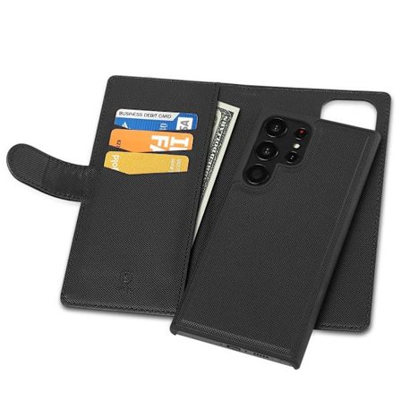 SiGN Wallet Cover 2-in-1 for Samsung Galaxy S26 - Black