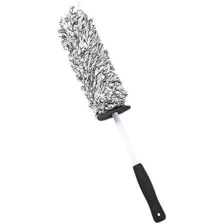 Bil Hjulnav Rengøringsbørste Dæk Fælg Hjulbørste Auto Detailing Mikrofiber Håndtag Børste Let At Rengøre Biltilbehør Engros| |