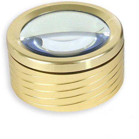 Ljus 5 LED - Binokulär förstoringsglas Zoom x 5 - Optiskt glas