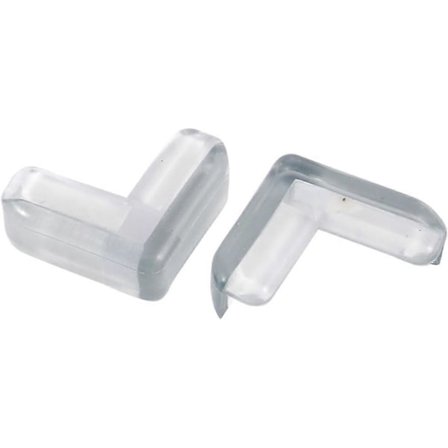 Gummi Bord Pult Skap L Form Hjørne Beskyttelsespute Deksel 2 stk Klar