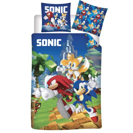 Sonic the Hedgehog Speedy Dreams Sonic the Hedgehog påslakan 140×200 cm, 70×90 cm