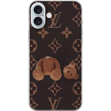 Apple iPhone 16 Plus Gjennomsiktig deksel Teddy Trist LV Glad