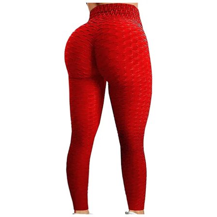 Yogabyxor med hög midja för kvinnor Magkontroll Slimming Booty Leggings Träning Löpning Strumpbyxor