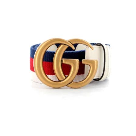 Gucci Vintage Red Canvas Gucci Bælte Rød, unisex Vintage Accessories, Størrelse: ONE Size