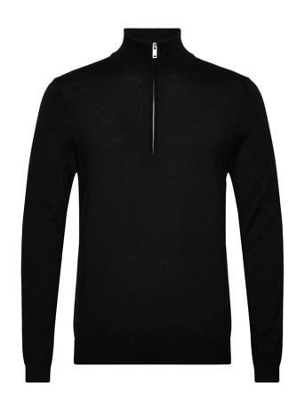Mamason Sz Tops Knitwear Half Zip Jumpers Black Matinique