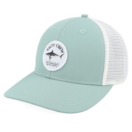 Salty Crew - Blå trucker Kasket - Bruce Stormy Grey Trucker @ Hatstore