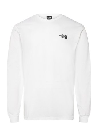The North Face M L/S Box Nse Tee - White - XL
