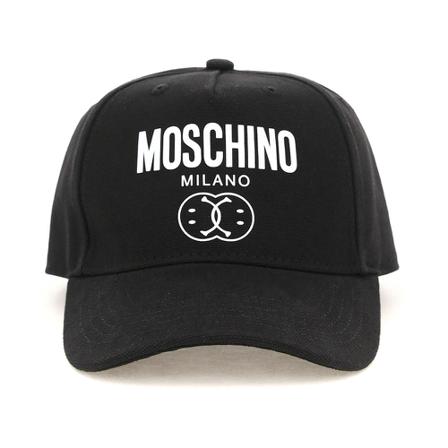 Moschino, baseball cap Czarny, Mężczyzna, Rozmiar: ONE Size
