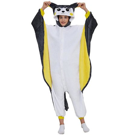 Emolga Pyjamas Djurdräkt Jumpsuit Halloween Cosplay