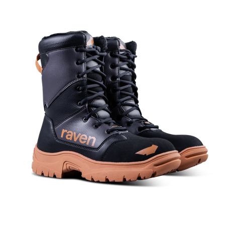 Botas de Moto Nieve Raven Fallout Carbon/Amber 45