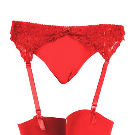 Silky Dam/Dam Smal Spets Hållare (1 Par) Medium/