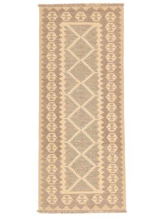 Klein Hell Nomad Kelim Teppich 84X200 Wolle