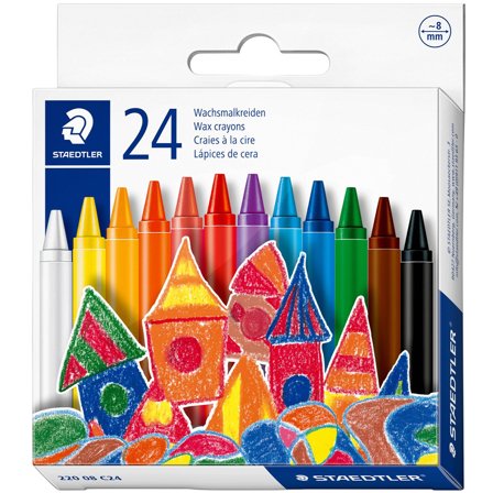 Wax crayons 24-set