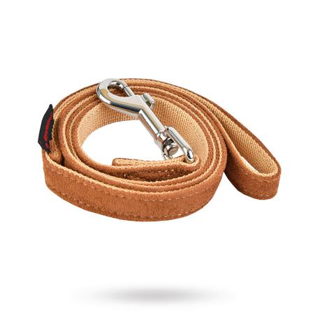 TERRY Brown - Hundkoppel - Textilkoppel, Rullkoppel, Draglinor, Läderkoppel, Långlinor, Flexikoppel på Doggie.se