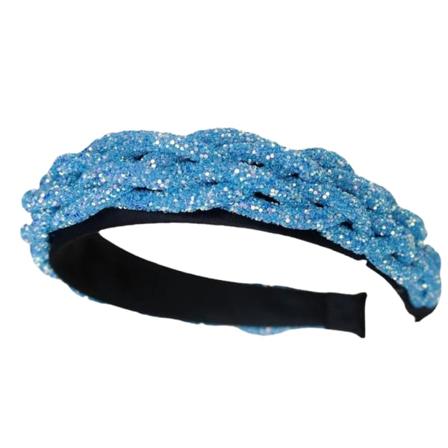 Rhinestone Candy Color Sequins Hårbånd Fargerike Bling Hodebånd