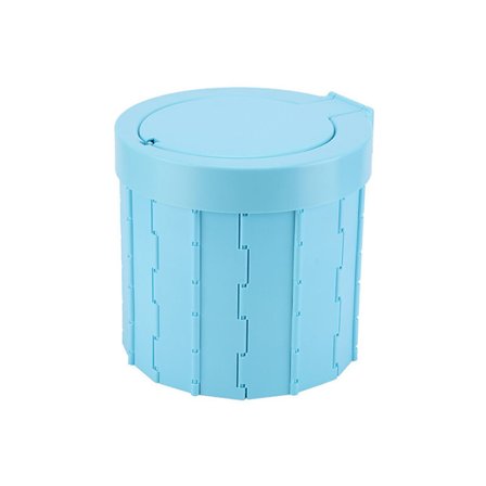 Bärbar Campingtoalett - Campingtoalettväska med lock - Fällbar torr toalett