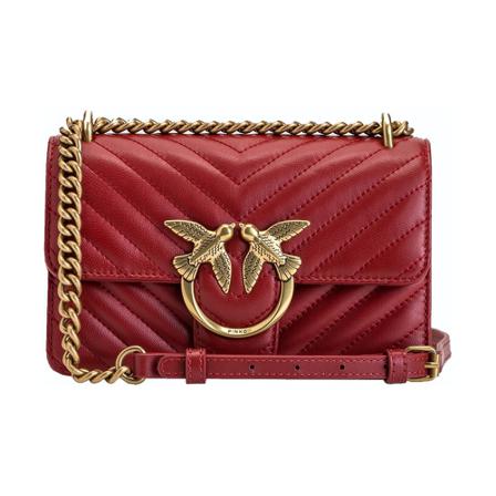 Pinko, Cross Body Bags Rood, Dames, Maat:ONE Size