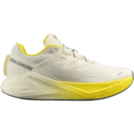 Salomon - Chaussures de course à pied pour homme Aero Glide 3 - Vanilla Ice / Blazing Yellow - 46