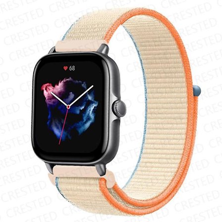 20 mm 22 mm watch för Amazfit Gts/2/2e/4/3/mini Gtr 4/2/3/ pro 47 mm Stratos 3 nylon Pulseira Correa Amazfit bipsband