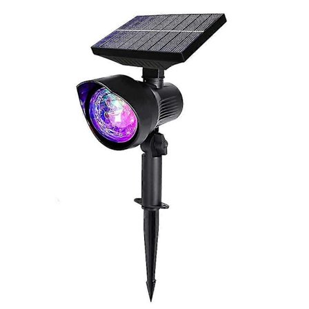 Vandafvisende Trampolinlys - Trampolin LED Lys Solcelledrevet med Automatisk Til/Fra til Trampolin