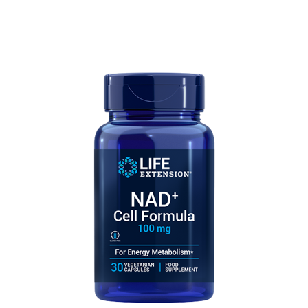 Life Extension NAD+ Cell Formula 100 mg 30 kapsler