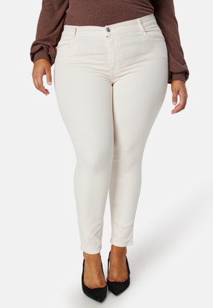 BUBBLEROOM Sandy Highwaist Superstretch Light beige Klær