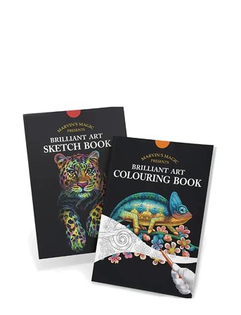 Marvin's Magic Colouring Book - Wildlife - Black - ONE SIZE