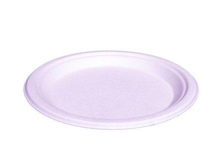 Tallrik Bagasse BIO 22,5cm 50/fp - Lyreco - Kök och servering - Engångsartiklar - Tallrikar - Eco