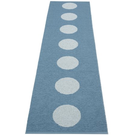 Pappelina Vera Pop teppe 70 × 280 cm, river/blue fog' - 'Blå