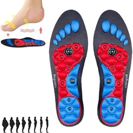 Akupunktiopohjalliset, magneettiset pohjalliset, magneettiset akupunktiopohjalliset jalkojen kivun lievittämiseen, hengittävät magneettiset 