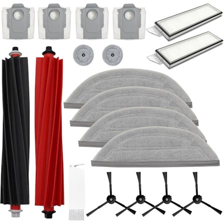 Reservedele til Roborock S8 MaxV Ultra - Sæt med 19 tilbehør inklusive si