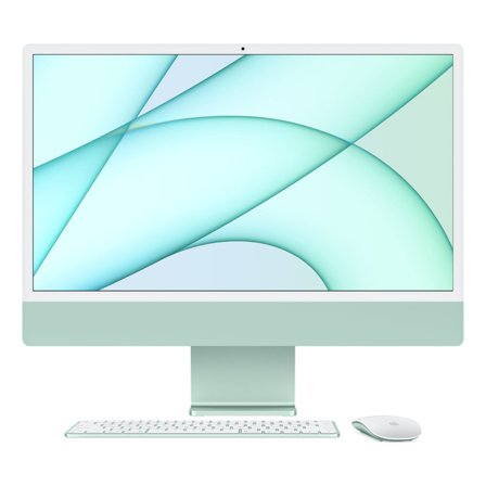 Begagnad iMac 24" M1 2021 (Apple M1 8-Core, 8 GB RAM, 256 GB SSD, 8-Core) Green 8 GB RAM - 256 GB SSD
