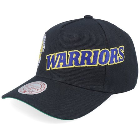 Mitchell & Ness - Negro adjustable Gorra - Golden State Warriors Busted Pro Hwc Black A-Frame Adjustable @ Hatstore