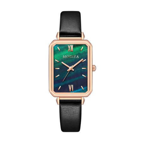 Fyrkantig Retrostil, Watch, Svart, 1 St