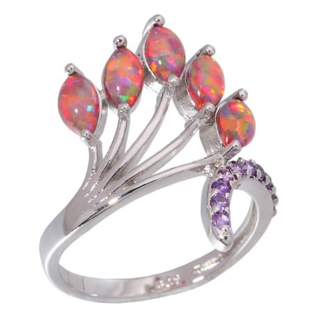 Silversmycken filled ring Brand Opal